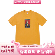 SUPREMEFW23WEEK7AMERICANPSYCHOTEE字母人物圖案圓領(lǐng)短袖美式男女同款 芥末色/Mustard S