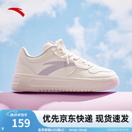 安踏輕松板鞋厚底小白鞋女鞋2025夏季學(xué)生增高百搭運(yùn)動鞋子輕便休閑鞋 【大logo】紙莎白-1 37.5