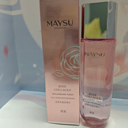 美素MAYSU/美素膠原充盈玫瑰水200ml爽膚水充盈淡紋彈潤29年