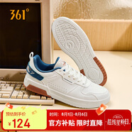 361°運(yùn)動(dòng)鞋男春夏季青少年百搭厚底增高小白休閑板鞋子男672136611-10