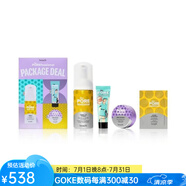 貝玲妃（benefit）旅行護(hù)膚套裝3件縮毛孔爽膚水60ml清潔面膜30ml面霜7ml隨機(jī)刷子 No Color 97ml