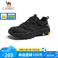 駱駝（CAMEL）【山城】戶外登山透氣舒適休閑運動徒步鞋男 G15M342054 黑色 44