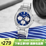 卡西歐（CASIO）手表男 商務(wù)休閑簡(jiǎn)約 指針 防水石英男表學(xué)生表考試表 MTP-1375D-2A1