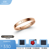 丹尼爾惠靈頓（DanielWellington）dw戒指女男 經(jīng)典玫瑰金情侶對戒 生日禮物送女友男生禮物送男友 68號 DW00400025 玫瑰金
