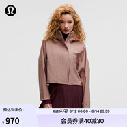 lululemon丨Rain Chaser女士運動(dòng)夾克 LW4CANS 暮光玫瑰棕 3XS /0