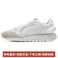 Onitsuka Tiger鬼?；oageCo休閑舒適低幫休閑跑步鞋男女同款白灰色 41.5