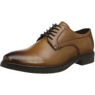 暇步士（Hush Puppies）男士經(jīng)典商務(wù)正裝皮鞋 舒適透氣輕便休閑鞋 Tan 43