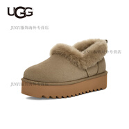 UGG【預售】UGG秋季女士茸茸毛鞋領(lǐng)厚底休閑便鞋雪地靴 1166733 ALP  羚羊棕色 36 鞋內長(cháng)：22CM