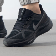 耐克（NIKE）男鞋 2025新款夏季STRUCTURE 25公路跑鞋耐磨輕便緩震健身跑步鞋 黑武士-006 40