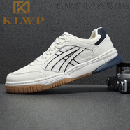 KLWP香港正品男鞋2025夏季新款時(shí)尚百搭休閑鞋男防滑舒適輕便透氣耐磨 白藍(lán)色[正品男鞋] 38 (240mm)