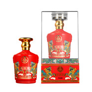 五糧液股份公司出品【抖音爆款】 濃香型 白酒 送禮佳選  送禮 經(jīng)典老酒 52度 500mL 英雄賦鴻運麒麟 竹蓀酒