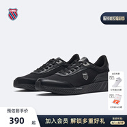 蓋世威（K·SWISS）跑鞋男夏季透氣新款輕便舒適透氣運(yùn)動(dòng)鞋8946-M 019純黑/夢幻銀 43