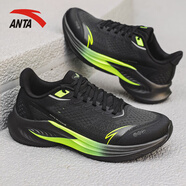 安踏運動(dòng)鞋男鞋新薄款春秋冬毒刺6軟底網(wǎng)面鞋休閑透氣男士跑步鞋子男 【毒刺6】黑綠色（透氣網(wǎng)面） 42 【官方正品-假一賠十】