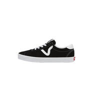 范斯（VANS）2025男鞋新款男士透氣皮革多色板鞋耐磨防滑舒適休閑運動帆布鞋 black white 44