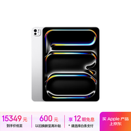 Apple/蘋果 iPad Pro13英寸M4芯片 2024年新款平板電腦(1T WLAN版/標(biāo)準(zhǔn)玻璃/MVX73CH/A)銀色