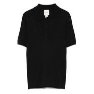 卡文克萊（Calvin Klein）女裝舒適女士短袖T恤FINE GAUGE VISCOSE POLO百搭服飾內衣 黑色 均碼 |S