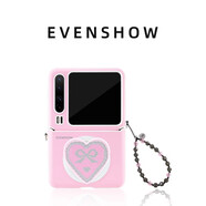 EVENSHOW2025新款超好看適合夏天磁吸手機殼帶支架掛繩適用華為puraX小眾高級感不會(huì )撞殼獨特外殼保護套女 芭蕾粉+磁吸支+施華洛手機鏈 華為Pura X