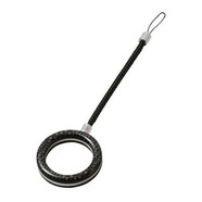 優(yōu)選日本碳纖指環(huán)適用iPhone14蘋果SONY索尼Xperia1V手機實木掛繩 銀色+碳纖