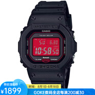 卡西歐（CASIO）手表潮牌男腕表LED防震G-SHOCK黑色潮流情人節禮物4925453 Red 48.9mm