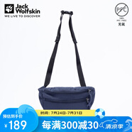 Jack Wolfskin狼爪腰包男包女包旅行跑步包徒步2L斜挎包8007801 C0412午夜深藍(lán)