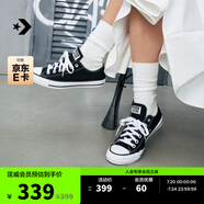 匡威（Converse）官方All Star經(jīng)典帆布男女低幫休閑運(yùn)動(dòng)鞋黑色101001 101001/黑色 40