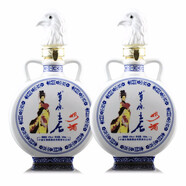 【馬奶酒 內蒙古草原特產(chǎn)馬奶酒 42度500ML鮮奶釀造蒸餾型奶酒景德鎮陶瓷瓶鷹頭瓷瓶奶酒 整箱兩瓶