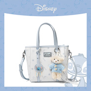 迪士尼（Disney）史迪仔系列史迪奇菜籃子水桶包手提單肩斜挎包 史迪奇水桶包+玩偶掛件+全套禮袋