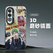 飛天殼 適用OPPOK12Plus機殼潮流彩銀k12s磨砂男k12x全包防摔2025新款超火無(wú)恥之徒保護套 月光黑-無(wú)恥之徒MI1 OPPOK12s