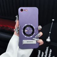 祖瞐薇適用于蘋(píng)果6s超薄蘋(píng)果6splus無(wú)邊框實(shí)用磁吸保護套支架高級感手機殼 葡萄紫-超薄無(wú)邊框磁吸支架殼 iPhone 6s Plus