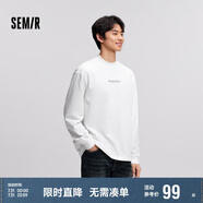 森馬長袖T恤男冬季小高領(lǐng)打底衫印花內(nèi)搭101724101101
