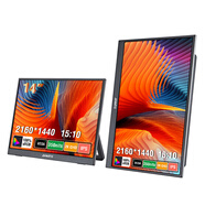 anmite15.6英寸IPS屏便攜式觸摸顯示器PS4電腦type-c手機投屏SWITCH游戲機直連 14英寸2K-60HZ壁掛/支架