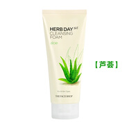 菲詩小鋪（THE FACE SHOP）韓國TheFaceShop菲詩小鋪泡沫洗面奶深層清潔控油補水潔面乳男女 171g 蘆薈