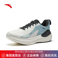 安踏（ANTA）C37+男鞋夏季新款網(wǎng)面透氣跑步鞋女輕便運(yùn)動鞋跳繩鞋 象牙白/薄藍(lán)色-10 39 （男6.5）