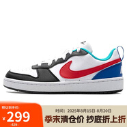 耐克NIKE男大童運(yùn)動(dòng)鞋COURT BOROUGH LOW運(yùn)動(dòng)休閑鞋HF0742-161白黑36