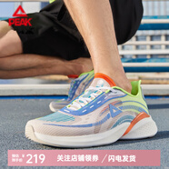 匹克氫彈科技跑鞋輕彈002運(yùn)動(dòng)鞋男士跑步鞋子情侶鞋運(yùn)動(dòng)鞋男 米白/酸綠(男款) 42