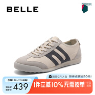 百麗明星同款潮搭撞色運(yùn)動(dòng)鞋男商場(chǎng)同款戶外慢跑阿甘鞋8NS01CM4 白/灰/深灰 43 (265mm)