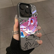 OLOEY適用小米15手機殼14pro海賊王13ultra新款11動(dòng)漫10S紅米k80路飛70 435197透黑[彩銀殼] 紅米k70至尊版