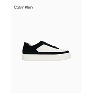 Calvin Klein七夕情人節首選Jeans25秋季新款男復古ck皮革撞色拼接運動(dòng)休閑板 40