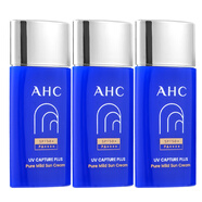 AHC愛(ài)和純純凈溫和小藍瓶高倍防曬霜隔離遮瑕三合一SPF50+男女敏感肌 3支【性?xún)r(jià)比囤貨】