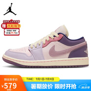Jordan籃球鞋男女AJ1喬1JORDAN 1運動鞋DZ2768-651粉紫38