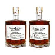 SHARED NOTES 分享筆記原酒進(jìn)口威士忌500ml洋酒送禮40度烈酒 酒吧調酒可樂(lè )桶便利店基酒 威士忌*2瓶
