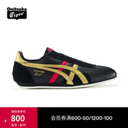 Onitsuka Tiger鬼塚虎男女鞋休閑鞋舒適透氣輕便慢跑鞋RUNSPARK 1183B480 黑色 37
