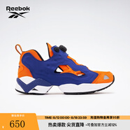 Reebok銳步官方男女同款I(lǐng)NSTAPUMP FURY 95經(jīng)典一腳蹬充氣運(yùn)動(dòng)休閑鞋 100069779 橘/鈷藍(lán)/黑 41