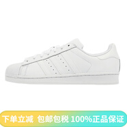 阿迪達(dá)斯 （adidas）金標(biāo)Superstar三葉草經(jīng)典黑白板鞋男女休閑鞋C77154 B23641    42