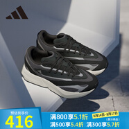 阿迪達斯 （adidas）跑步鞋女鞋 LIGHTBLAZE 穩(wěn)定緩震回彈運動休閑鞋「流光跑鞋」 JH6959/黑色/金屬銀/深灰 36 (220mm)