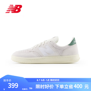 NEW BALANCE NB官方板鞋男鞋女鞋潮流百搭簡約舒適休閑運動鞋T500系列 灰白色 CT500GRN 38.5 (腳長24cm)