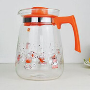 金熊冷水壺大容量耐高溫泡壺簡(jiǎn)約涼水壺果汁飲料壺1L以上 1ml 金熊jt521-1容量1500毫升橙0ml
