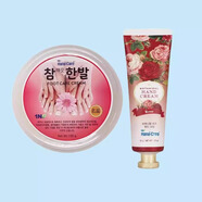 秀麗足韓國one's care名品潤足霜植物護手霜護干裂龜裂膏滋潤防裂護手霜 名品+玫瑰 150g