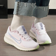 耐克（NIKE）女鞋 2025新款夏季運動(dòng)鞋網(wǎng)面輕便時(shí)尚跑步鞋低幫透氣舒適休閑鞋 珍珠粉白-601 DOWNSHIFTER 13 38