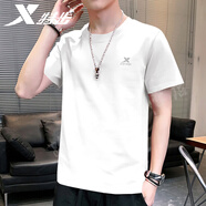 特步運動(dòng)短袖T恤男夏季薄款涼感速干透氣圓領(lǐng)跑步健身休閑半袖上衣t恤 珍珠白 2XL /185